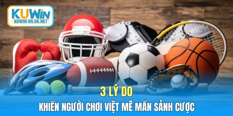 3 lý do khiến người chơi Việt mê mẩn sảnh cược