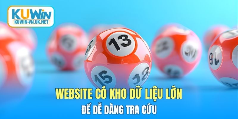 Website có kho dữ liệu lớn để dễ dàng tra cứu